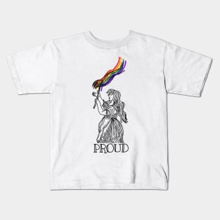 Rebel Girl Proud Kids T-Shirt